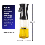 Oil Spray Bottle for Cooking 220ml 3
