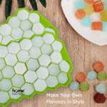 Flexible Silicone Honeycomb Ice Cube Tray with Lid | 37 Cavity Flexible Ice Tray for Whiskey, Cocktails & Baby Food - Image 7