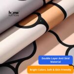 5D Puzzle Door Mat for Home | Anti-Slip Rubber Bathroom Mat | Water Absorbent Quick Dry Floor Mat for Entrance, Kitchen & Living Room (Multicolor) - Image 5