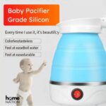 Foldable Electric Kettle 600 ML | Portable Travel Kettle | Fast Boil, Food Grade Silicone, Auto Shut-Off, Boil Dry Protection | Multicolor - Image 4