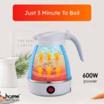 Foldable Electric Kettle 600 ML | Portable Travel Kettle | Fast Boil, Food Grade Silicone, Auto Shut-Off, Boil Dry Protection | Multicolor - Image 3