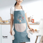 Waterproof Kitchen Apron for Women & Men – Washable Cooking Apron with Pocket & Hand Towel, Oil-Proof Wear-Resistant Chef Apron (Pink/Blue) - Image 6
