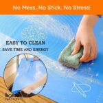 Silicone Kneading Mat for Chapati, Roti & Dough – Non-Stick Atta Kneading Mat, Food Grade Rolling Mat for Kitchen, Pastry & Fondant (50×40 cm, Multicolor) - Image 4