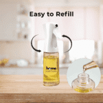 Oil Spray Bottle for Cooking 220ml – Premium Glass Olive Oil Dispenser for Kitchen, Air Fryer, Salad, Baking & Frying | Refillable Leak-Proof Sprayer - White - Image 7