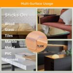 Baby Edge Protector Strip 5M | Soft Silicone Corner Guard & Baby Proofing Safety Tape for Furniture, Tables, Beds & Glass Edges | Transparent, Peel & Stick Edge Protection - Image 3
