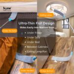 Gap Dust Cleaner | Microfiber Extendable Duster for Bed, Sofa, Ceiling & Under Furniture | Washable Retractable Cleaning Brush with Long Stainless Steel Handle for Tight Spaces - Image 5