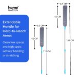 Gap Dust Cleaner | Microfiber Extendable Duster for Bed, Sofa, Ceiling & Under Furniture | Washable Retractable Cleaning Brush with Long Stainless Steel Handle for Tight Spaces - Image 4