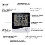 HTC-1 Digital Temperature & Humidity Meter | Indoor Room Thermometer Hygrometer with LCD Display, Clock, Alarm & Max-Min Memory - Image 5