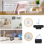 HTC-1 Digital Temperature & Humidity Meter | Indoor Room Thermometer Hygrometer with LCD Display, Clock, Alarm & Max-Min Memory - Image 3