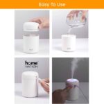 H2O USB Cool Mist Mini Humidifier with 7-Color LED Night Light & Aroma Diffuser | Portable Essential Oil Diffuser for Bedroom, Office & Car - Image 5