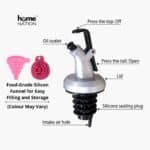 500ml Glass Oil Dispenser Bottle for Kitchen with Non-Drip Pourer, Leak-Proof Olive Oil & Vinegar Dispenser, Transparent Cooking Oil Bottle with Spout for Controlled Pouring & Mess-Free Storage - Image 4