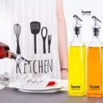 500ml Glass Oil Dispenser Bottle for Kitchen with Non-Drip Pourer, Leak-Proof Olive Oil & Vinegar Dispenser, Transparent Cooking Oil Bottle with Spout for Controlled Pouring & Mess-Free Storage - Image 5