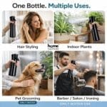 300 ml Multipurpose Water Spray Bottle | BPA Free Plastic Fine Mist Spray Bottle with Adjustable Nozzle & Trigger Pump | Refillable Empty Spray Bottle for Plants, Hair, Salon, Gardening, Cleaning & Ironing Use - Image 3