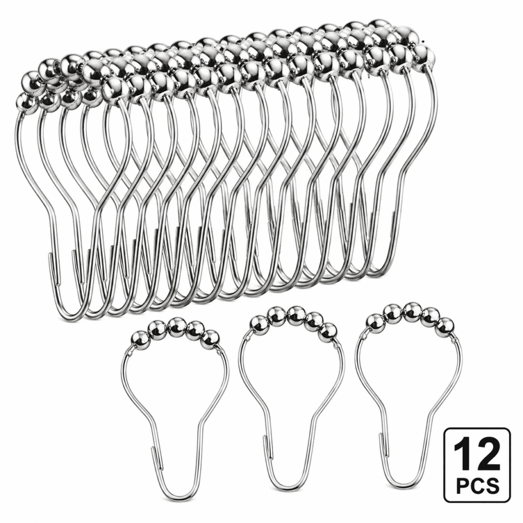 shower curtain hooks