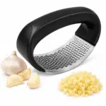 Home Nation Stainless Steel Garlic Press Crusher – Heavy Duty Garlic Ginger Mincer Tool with Ergonomic Easy Grip Handle, Rust Resistant Manual Garlic Crusher for Kitchen - Image 6