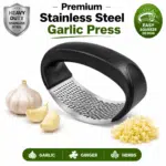 Premium stainless steel garlic press