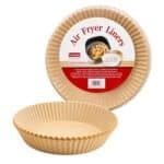 Home Nation™ Air Fryer Paper Liners 100 PCS (8 Inch Round) – Disposable Parchment Paper Liners, Non-Stick, Oil Proof, Greaseproof & Heat Resistant Baking Sheets for Air Fryer Basket, Oven & Microwave - Image 6
